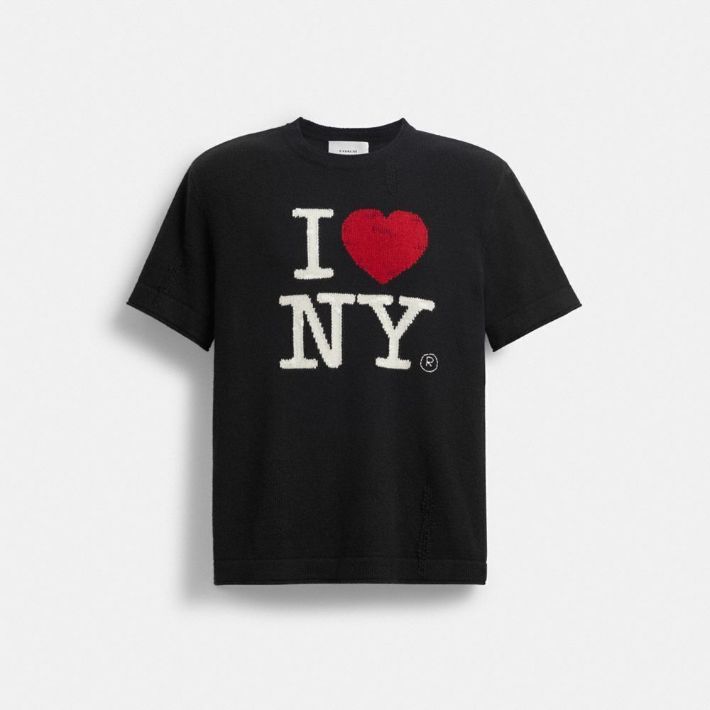 Coach New York Knit T-Shirt Size Small